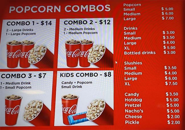 Popcorn combos