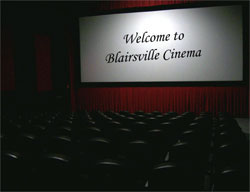 Seating at Blairsville Cinema